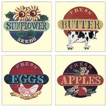 HA407 Country Sign Decals