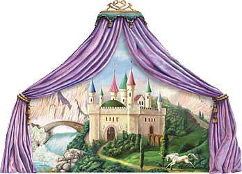HA4574 Castle Canopy Mural