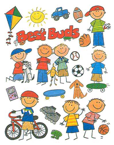 IS3550 Best Buds Tile Stickups