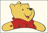 PP46110 Pooh Fun Foam Hooks