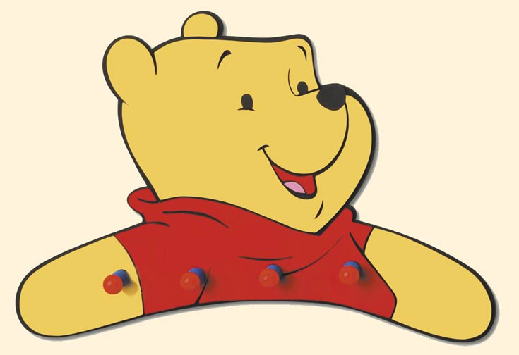 PP46110 Pooh Fun Foam Hooks