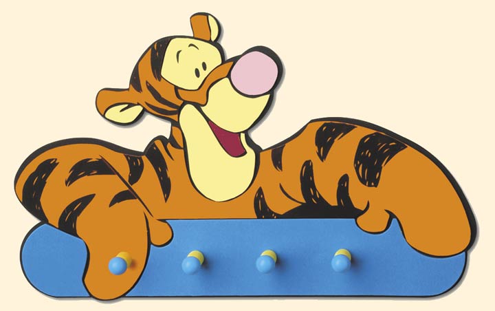 PP46111 Tigger Fun Foam Hooks