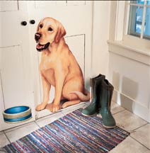 WA13418 Yellow Lab Wallies WallPaper Mural