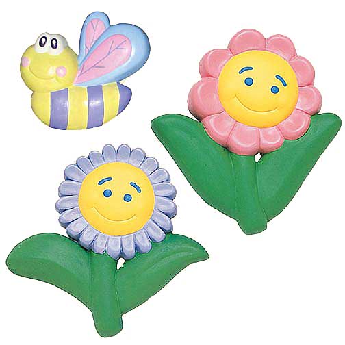 WB20007 Daisy Flowers & Bee Wallables Stickup