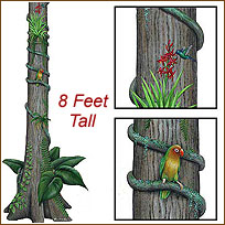 WTW340 Rainforest Tree Wall Decal