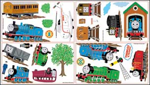 YK1035 Thomas the Tank Wall Sticker Set