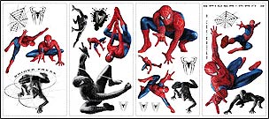 YK1045 The Amazing Spiderman Wall Sticker Set