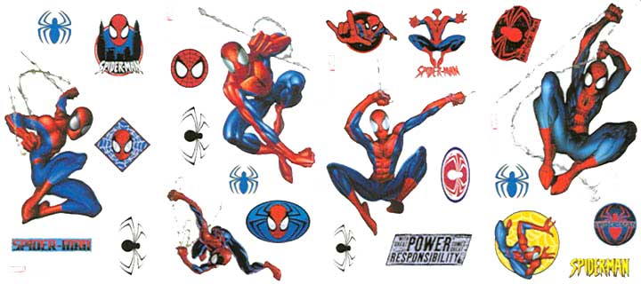 YK1061 Spider-Man Wall Sticker Set