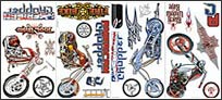 YK1064 American Chopper Wall Sticker Set