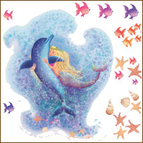 YKB1312 Build Your Own Mural -- Mermaid