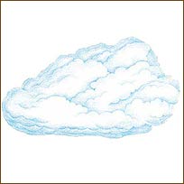 WA12003 Cloud Wallies WallPaper Cutouts
