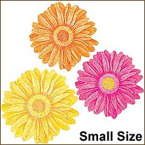 WA12021 Gerber Daisies Wallies WallPaper Cutouts