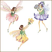 WA12093 Fairies Wallies WallPaper Cutouts