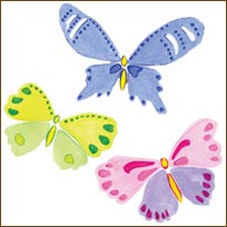 WA12151 Mariposa Wallies WallPaper Cutouts