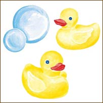 WA12202 Duckies Wallies WallPaper Cutouts