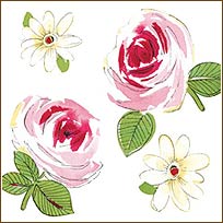WA12242 Roses & Daisies Wallies WallPaper Cutouts