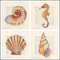 WA13352 Wallies Peel & Stick Vinyl Wall Art -- Sanibel Shore