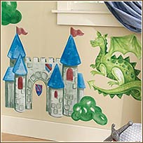 WA14200 Medieval Times Wallies WallPaper BIG Mural