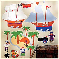 WA15228 Pirates Wallies WallPaper BIG Mural