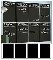 WA16000 Wallies Peel & Stick Vinyl Chalkboard Panels in Slate Gray